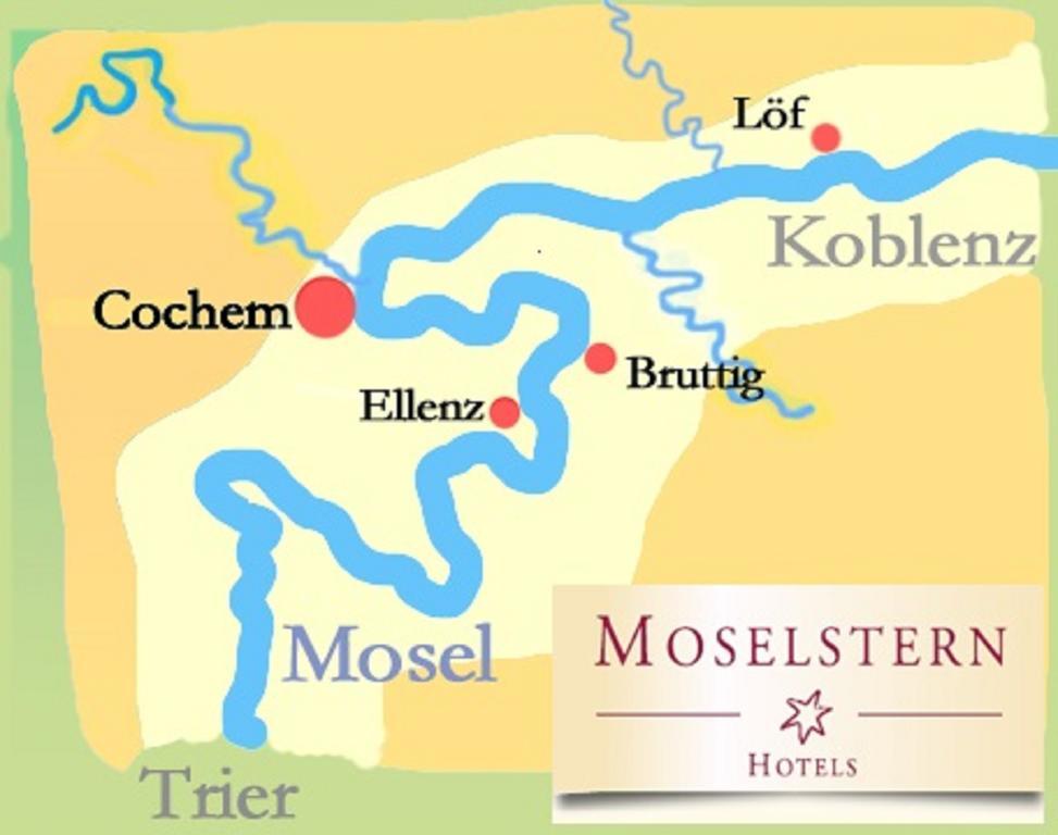 Moselstern Hotel Zum Guten Onkel Bruttig-Fankel Exterior photo